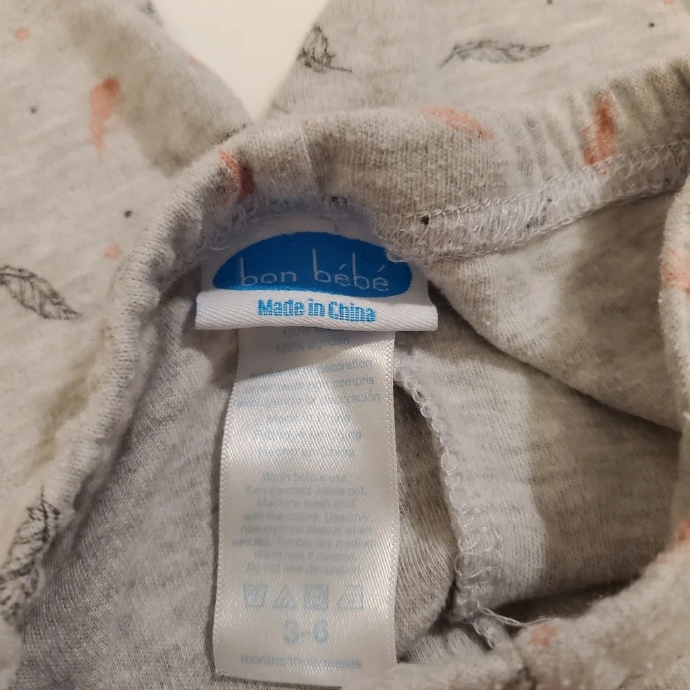 Bon bebe Grey Feather Pants